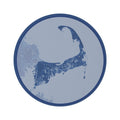 Cape Cod Map Round Rug BB