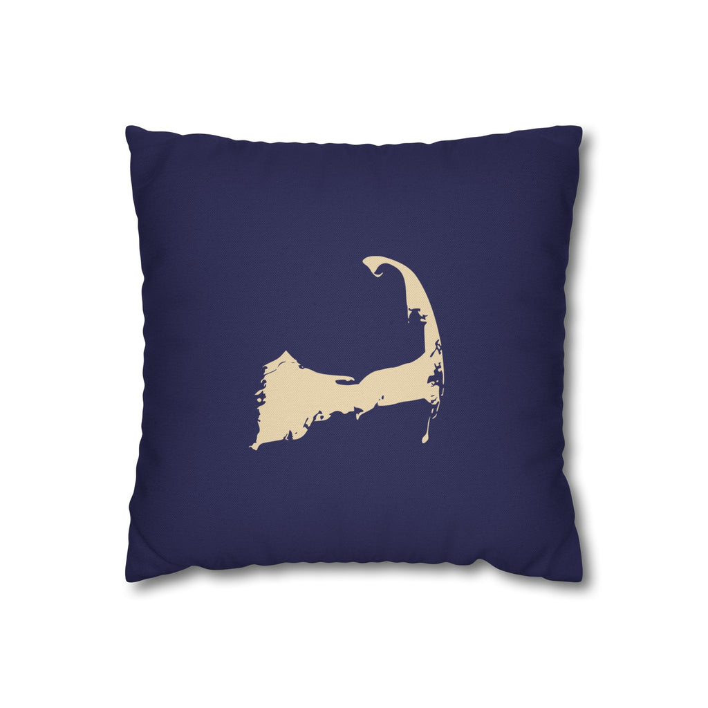 Silhouette Pillow Blue Ivory