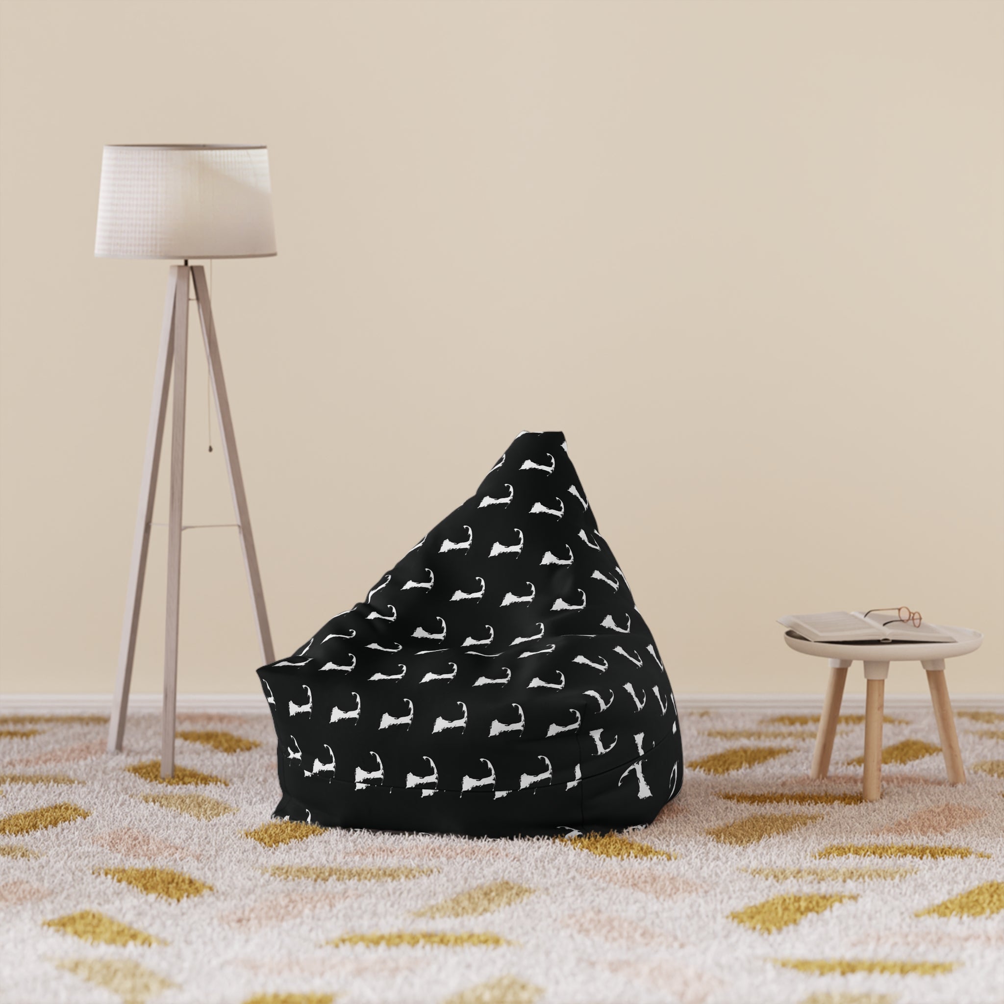 Cape Cod Pattern Bean Bag Cover