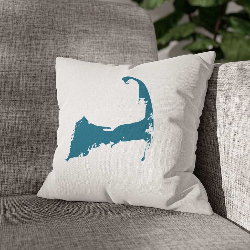 Silhouette Pillowcase Aqua Cream